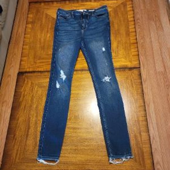 Hollister Jeans Hollister High Rise Super Skinny Ripped Jeans